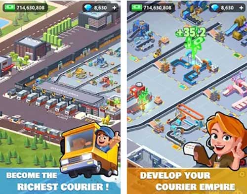 Idle Courier Tycoon Apk