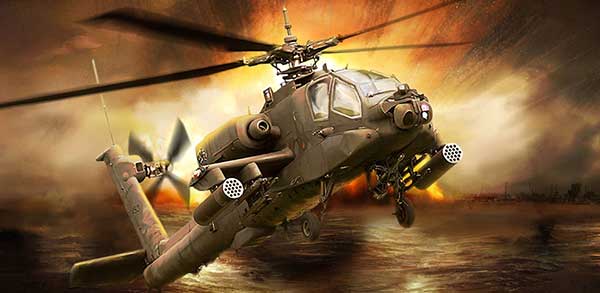 gunship battle: helicopter 3d mod