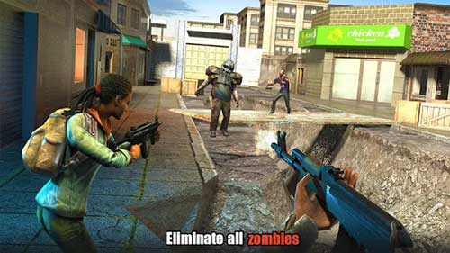 hopeless raider zombie shooting games apk
