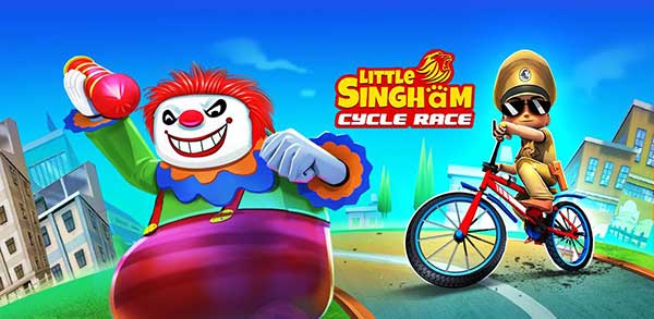 little singham cycle race mod